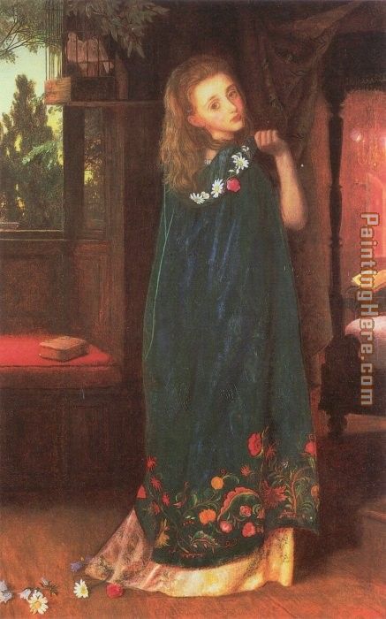 Good Night painting - Arthur Hughes Good Night art painting